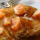 Horchata Citrus Stuffed Vegan Pancake with Shagbark Hickory Syrup